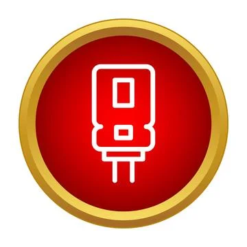Intercom system door bell security communication icon Stock Illustration