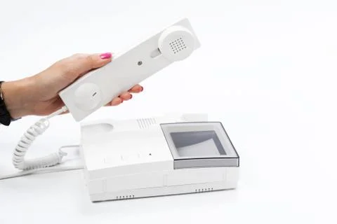 Intercom system Foto stock