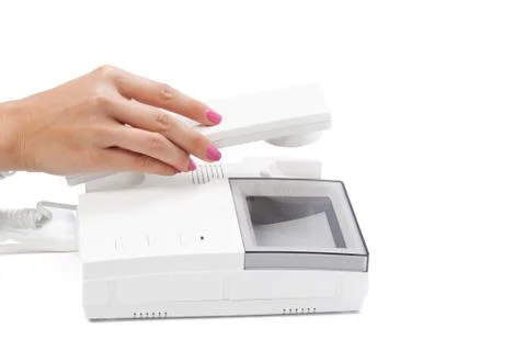 Intercom system Foto stock