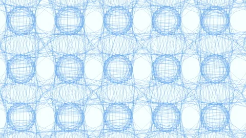 Interconnected blue and white grid of circles and lines Stock-Footage 292938935