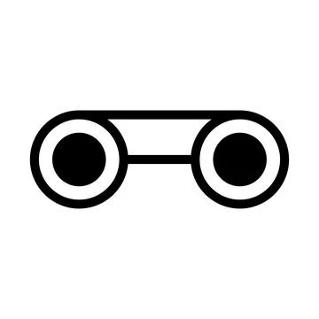 Interconnected Circles Graphic Representation Stock Illustration