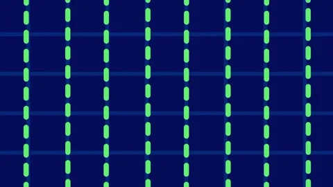 Interconnected Grid Field Vídeo Stock 336062381