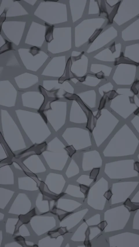 Interconnected lines and shapes flow across a light gray background Stock Footage 330059552