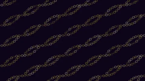 Interconnected lines in black and gold pattern Stock Footage 251951846