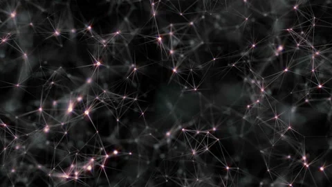 Interconnection of billions of microorganisms. Seamless loop. Stock Footage 104457379