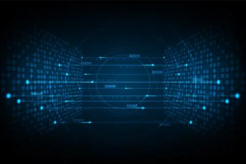 Interconnection of digital systems. 스톡 일러스트