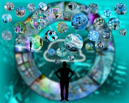 Interconnection Stock Illustration