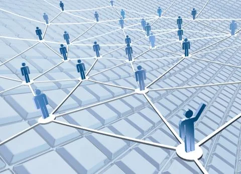 Interconnections Stock Illustration