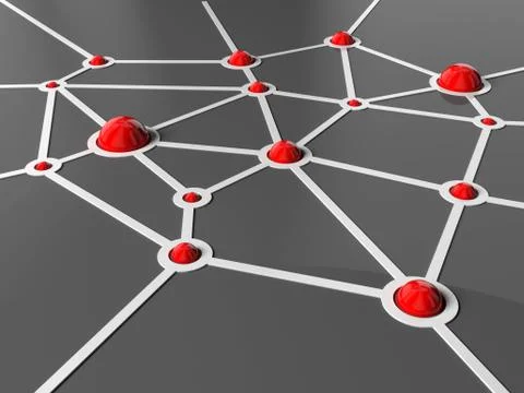 Interconnections Stock Illustration