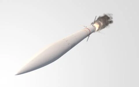 Intercontinental Ballistic Missile Stock Illustration