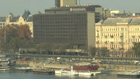 Intercontinental Hotel Budapest Stock Footage 99832932