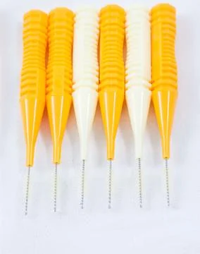 Interdental brush Stock Photos