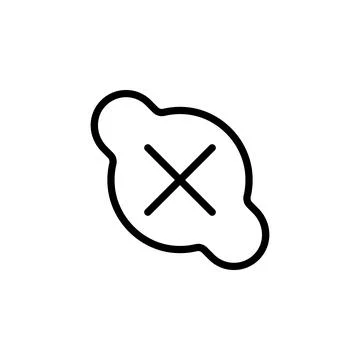 Interdiction icon. Element of minimalistic icons for mobile concept and web apps Stock Illustration
