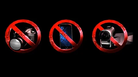 Interdictions_Prohibited signs_3D Stock Footage 127586640