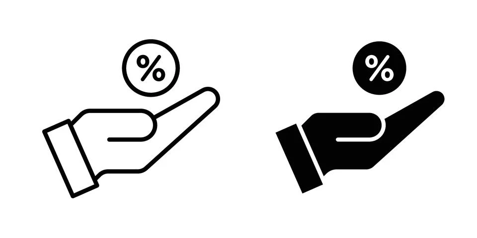 Interest icon for design projects and web UI Stock Illustration
