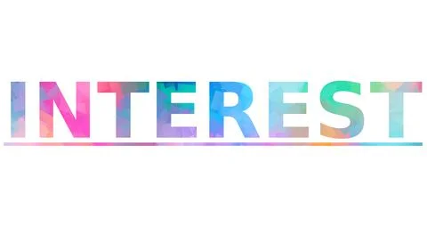 INTEREST Stock Illustration