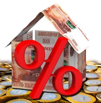 Interest on the mortgage Stock-Illustration