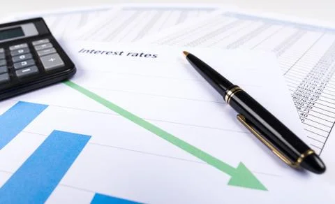 Interest rates Stock Photos