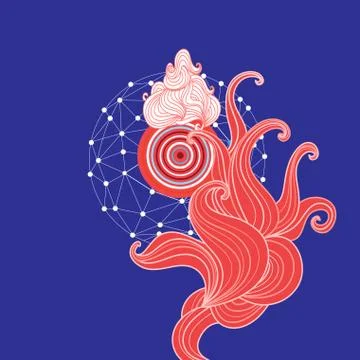 Interesting abstract background Stock Illustration