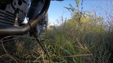 Interesting Angle Ride Stock Footage 42901760