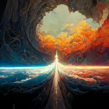 Interesting Art Stock Illustration