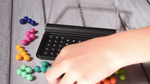Interesting game for children to develop memory and intelligence. Stock Footage 132377455