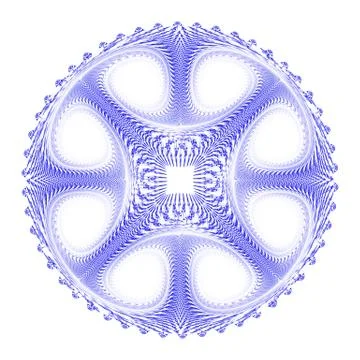 Interesting pattern made in a circle. Stock Illustration