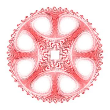 Interesting pattern made in a circle. Stock Illustration