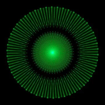 Interesting pattern made in a circle. Stock Illustration