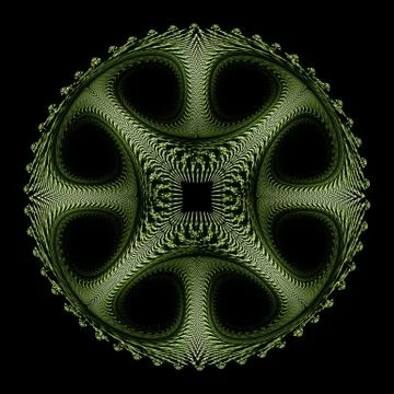 Interesting pattern made in a circle. Stock Illustration