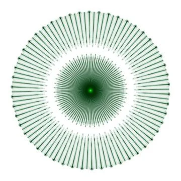 Interesting pattern made in a circle. Stock Illustration