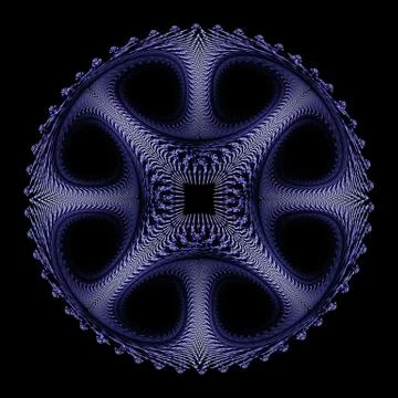 Interesting pattern made in a circle. Stock Illustration