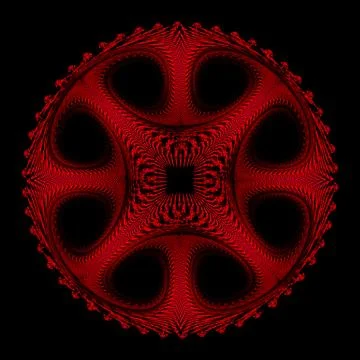 Interesting pattern made in a circle. Stock Illustration