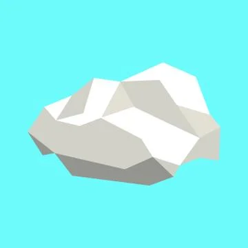 Interesting picture of a cloud on a turquoise background. Vector illustration Stock Illustration