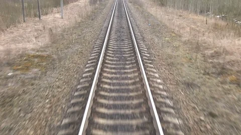 Interesting rail journey Video stock 81676962