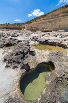 Interesting rock formations Stock Photos