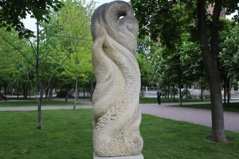Interesting statues in the park Stock Photos