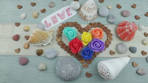 Interesting still life Stock Footage 87864255