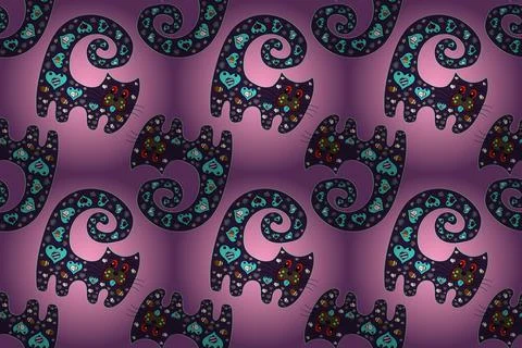 Interesting super cute abstract and nice picture Stockillustratie