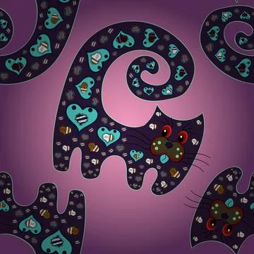 Interesting super cute abstract and nice picture Stockillustratie
