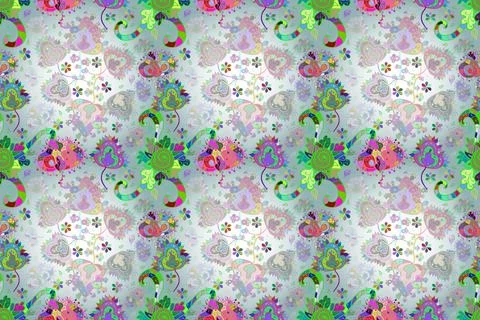 Interesting super cute abstract and nice picture Stock Illustration