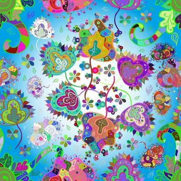 Interesting super cute abstract and nice picture Illustration