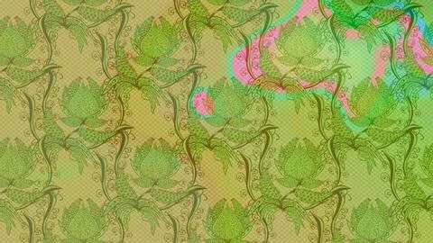 Interesting super cute abstract and nice picture Illustrazione stock
