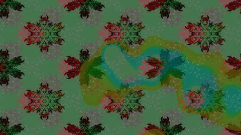 Interesting super cute abstract and nice picture Ilustração Stock
