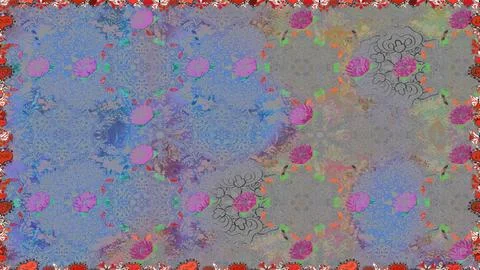 Interesting super cute abstract and nice picture 库存插图