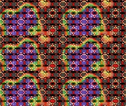 Interesting super cute abstract and nice picture Illustrazione stock