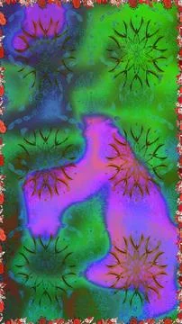 Interesting super cute abstract and nice picture Stock Illustration