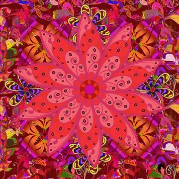 Interesting super cute abstract and nice picture Stock Illustration