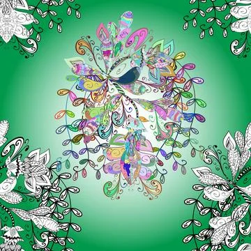 Interesting super cute abstract and nice picture Stock Illustration