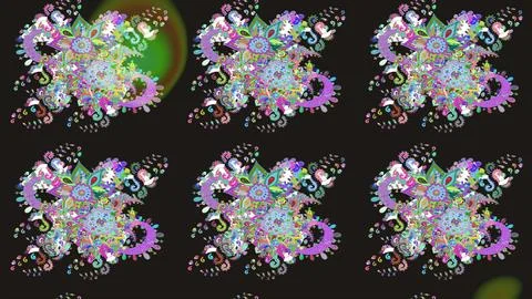 Interesting super cute abstract and nice picture Illustration
